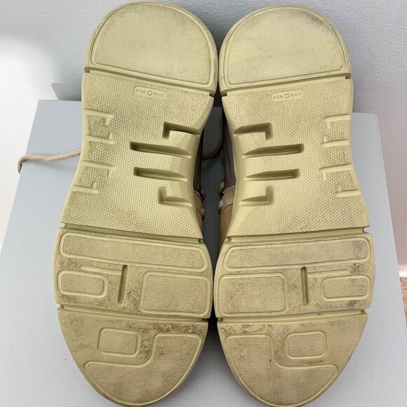 Android Homme Handmade Italian Beige & Taupe Sneakers - Picture 8 of 8